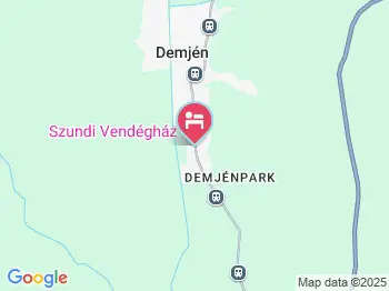 Szundi Vendégház Demjén a térképen