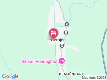 Vadrózsa Vendégház Demjén a térképen