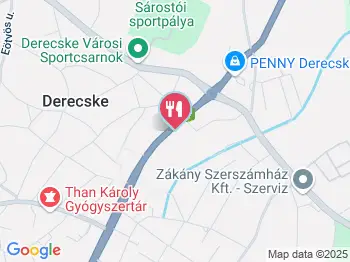 Stella pékség Derecske a térképen