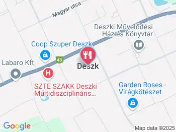 Jóbarát Csárda Deszk a térképen