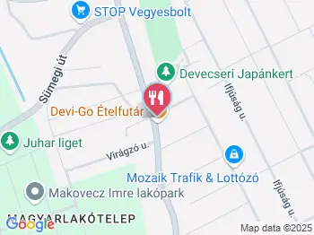 Béka Csárda Devecser a térképen