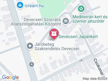 Devecseri Japánkert Devecser a térképen