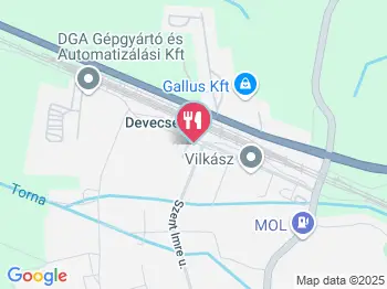 Resti Vendéglő Devecser a térképen