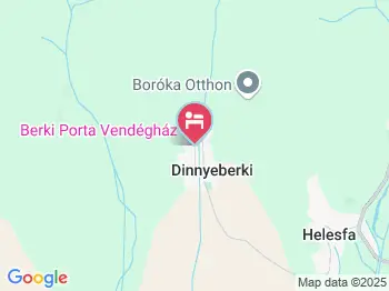 Berki Porta Vendégház Dinnyeberki a térképen