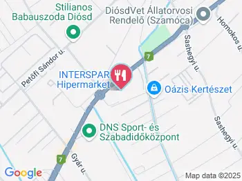 Il Treno Expressz Diósd a térképen