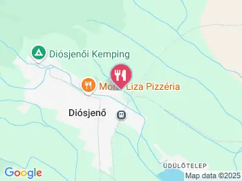 Békástó Panzió & Étterem Diósjenő a térképen