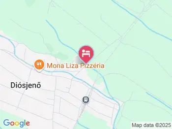 Békástó Panzió Diósjenő a térképen