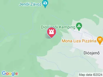 Csehvár Diósjenő a térképen