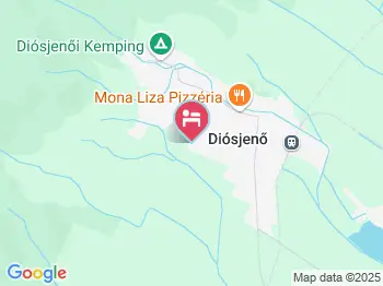 Kámor Fogadó Diósjenő a térképen