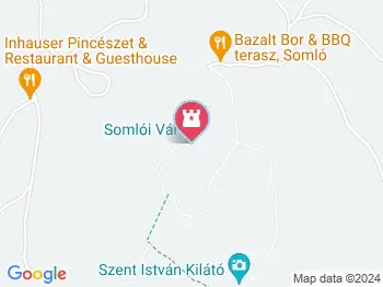 Somlói vár Doba a térképen
