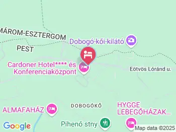 Báró Eötvös Loránd Apartman Dobogókő a térképen