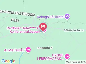 Walden Hotel Dobogókő a térképen