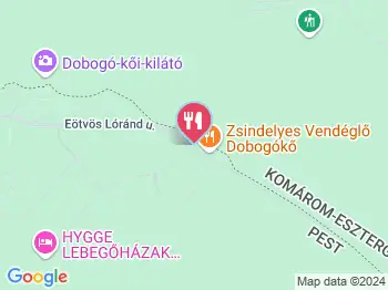 Zsindelyes Vendéglő Dobogókő a térképen