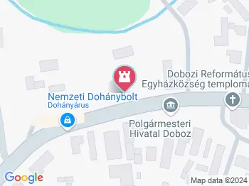 Dobozi Wenckheim-kastély Doboz a térképen