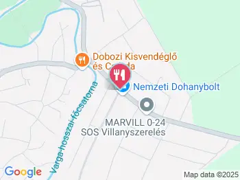 Éden Kert Büfé Doboz a térképen