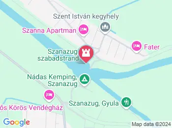 Szanazugi Szabadstrand Doboz a térképen