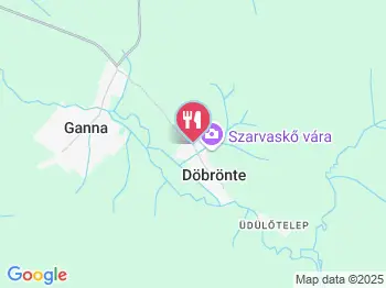 Hasik Étterem Döbrönte a térképen