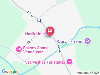 Hasik Hotel Döbrönte a térképen