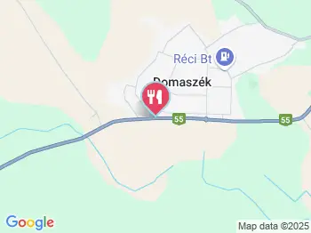 Rózsakert Vendéglő Domaszék a térképen