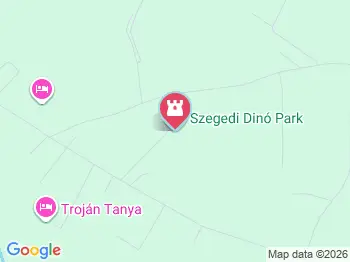 Szegedi Dínó Park Domaszék a térképen