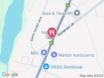 Fregatt Bistro Dombóvár a térképen