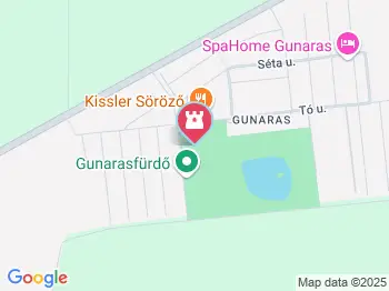 Gunaras Fürdő Dombóvár a térképen