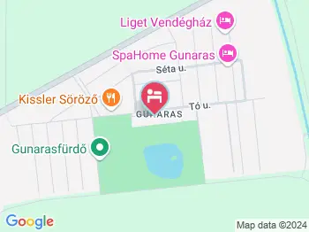 Hotel Európa Gunaras Dombóvár a térképen