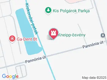 Kneipp-ösvény Dombóvár a térképen