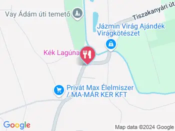 Kék Lagúna Étterem & Pizzéria Dombrád a térképen