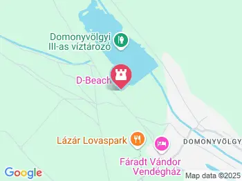 D-Beach Domonyvölgy a térképen