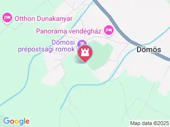 Dömösi prépostsági romok és Árpád-kori altemplom Dömös a térképen