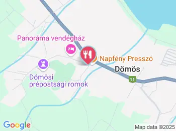 Napfény Presszó Dömös a térképen