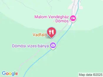 Vad-Fa-Ló büfé Dömös a térképen