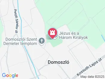 Millecentenáriumi emlékpark Domoszló a térképen