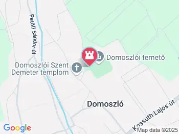 Szovjet Hősök Emlékműve Domoszló a térképen