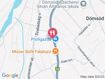 Corall Bár Pizzéria Dömsöd a térképen