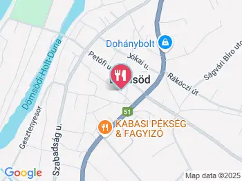 Hat Testvér Fogadó Étterem Dömsöd a térképen