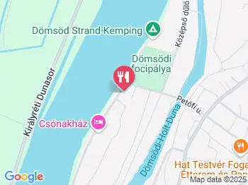 Kék Duna Strandvendéglő Dömsöd a térképen