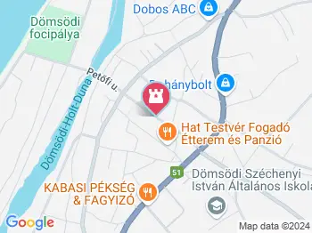 Petőfi Szüleinek Háza Dömsöd a térképen