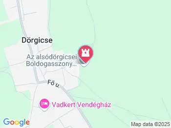 Boldogasszony templomrom Dörgicse a térképen
