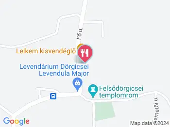 Lelkem kisvendéglő Dörgicse a térképen