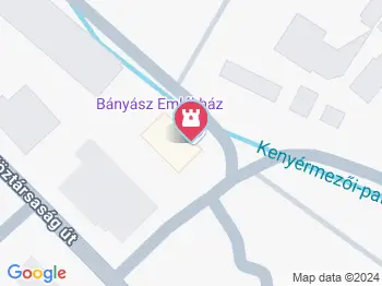 Bányász Emlékház Dorog a térképen