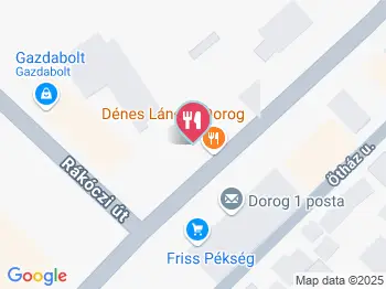 Dénes Lángossütő Dorog a térképen