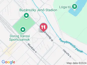 György Pékség Dorog a térképen