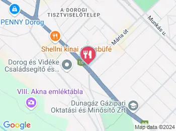 Heim Sütöde Dorog a térképen