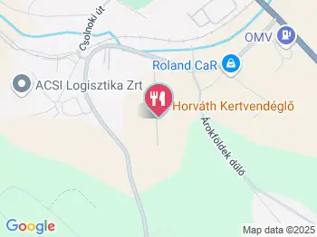 Horváth Kertvendéglő Dorog a térképen