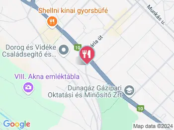 Molnár söröző Dorog a térképen