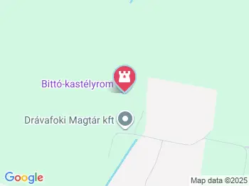 Bittó-kastélyrom Drávafok a térképen