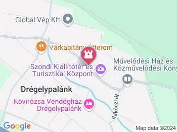 Szentháromság szoborcsoport Drégelypalánk a térképen