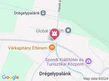 Szondi György szarkofágja Drégelypalánk a térképen